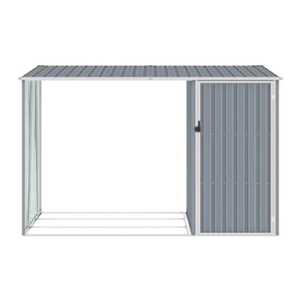 Outdoor Storage Shed For Garden Use In Galvanized Steel - 150 x 100 x 100