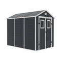 Garden storage shed for outdoor use made of durable resin - 200 x 120 x 150