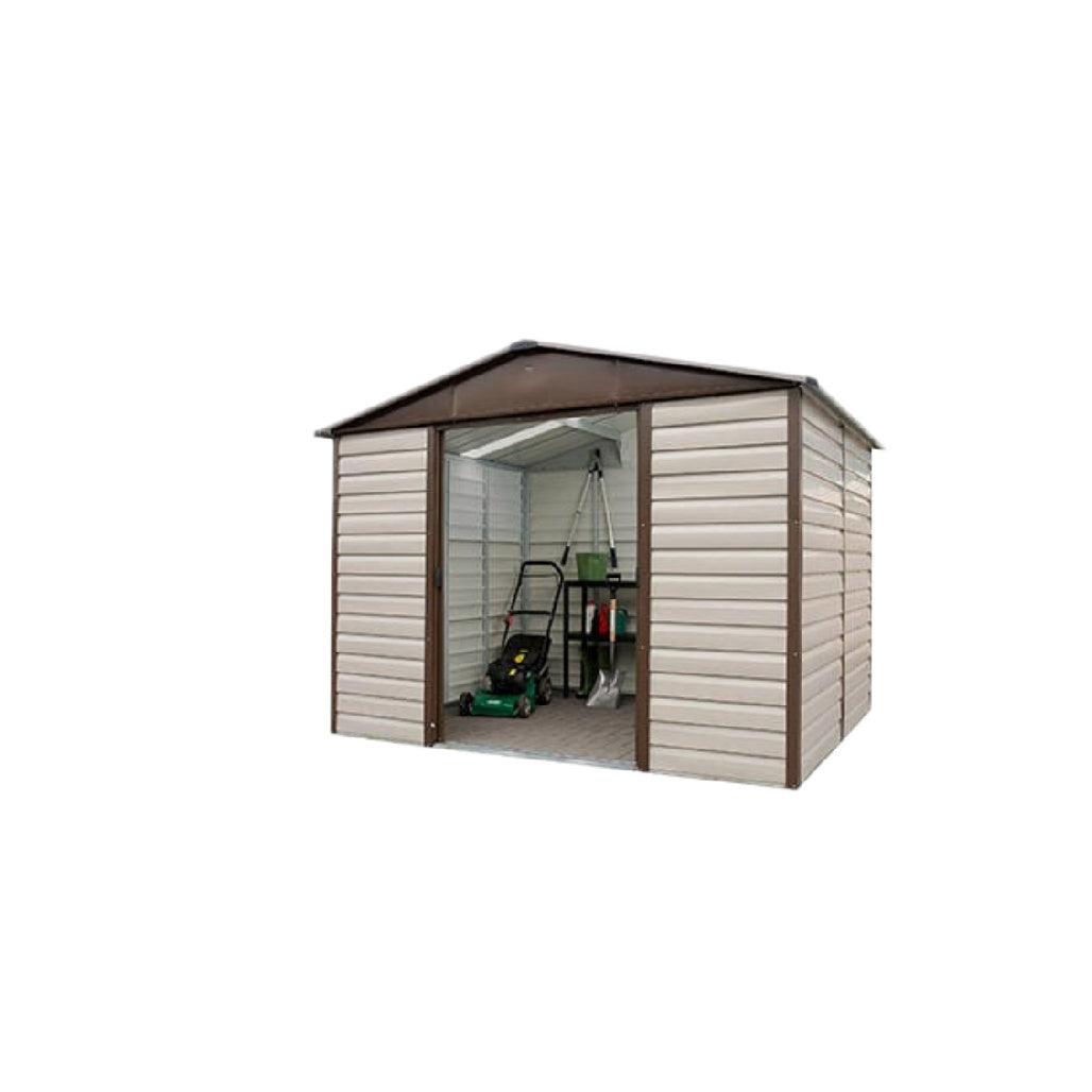 Garden storage shed for tools and equipment in resin - 240 x 180 x 200