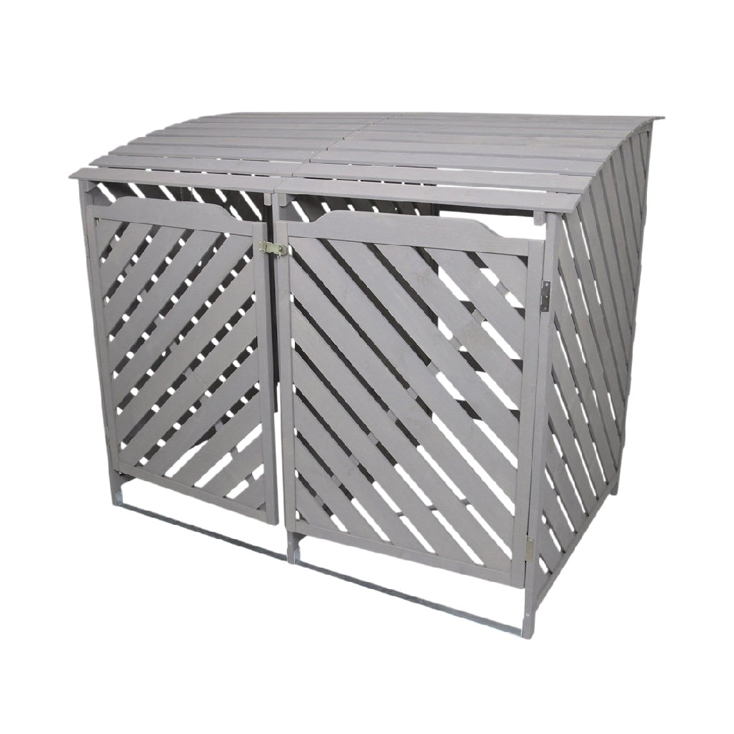 Outdoor Storage Shed for Garden Tools in Durable Steel - 150 x 75 x 90