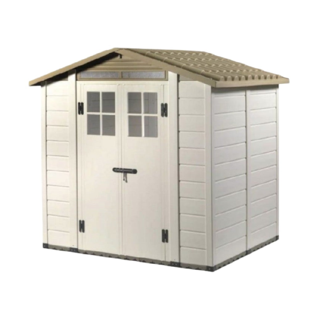 Garden Storage Shed for Outdoor Use in Resin - 120 x 120 x 150