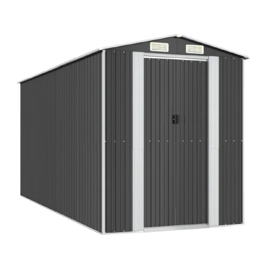 Metal Storage Shed for Outdoor Use with Ventilation - 200 x 100 x 150